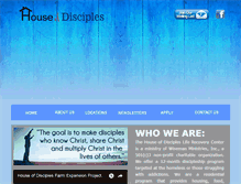 Tablet Screenshot of houseofdisciples.org